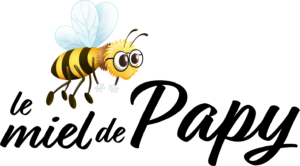 Logo LMDP Lunettes Logo miellerie Le miel de Papy