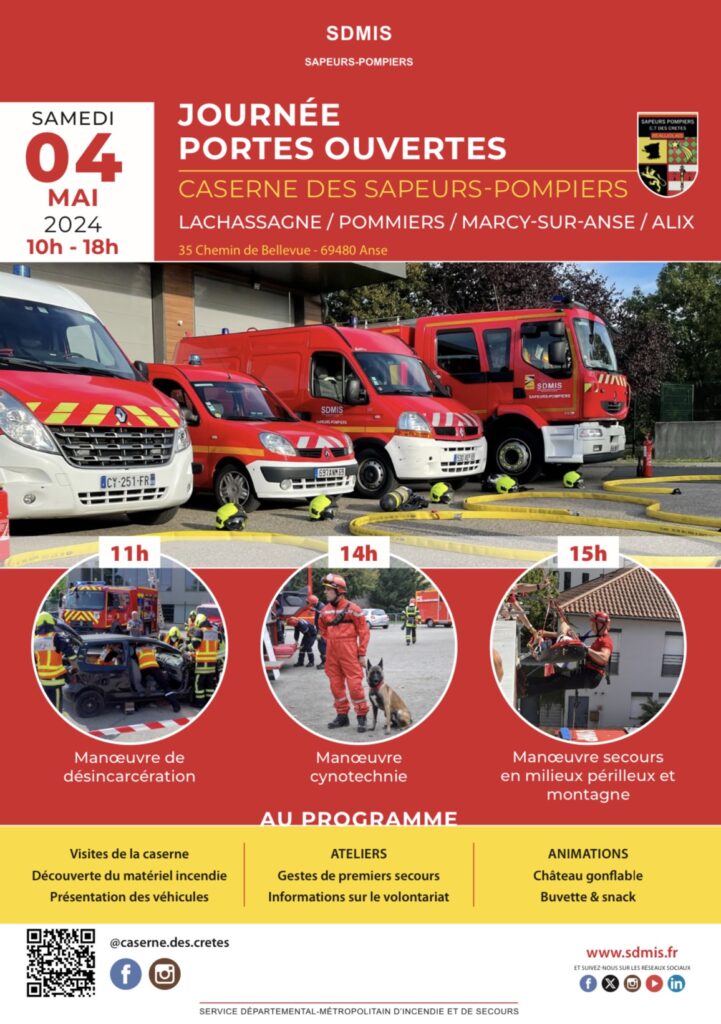 Flyers de la JPO Flyers de la JPO de la caserne des crêtes